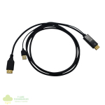 Gizzu 4K HDMI to DP Cable (1.8m) - Black - Image 2