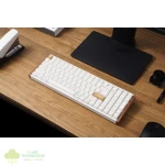 Keychron K4 HE 96% Magnetic Switch Hot-Swap RGB Wireless Keyboard – White (Wood + Aluminium) - Image 2