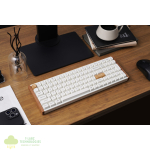 Keychron K4 HE 96% Magnetic Switch Hot-Swap RGB Wireless Keyboard – White (Wood + Aluminium) - Image 3