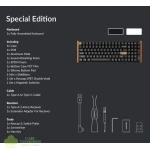 Keychron K4 HE 96% Magnetic Switch Hot-Swap RGB Wireless Keyboard – White (Wood + Aluminium) - Image 6