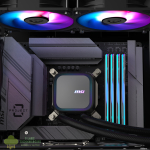 MSI MAG Coreliquid A13 240 AIO Liquid CPU Cooler - Black - Image 4