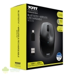 Port Connect 2.4GHz Wireless Bluetooth® Rechargeable Mouse PRO - Image 3