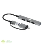 Port Connect USB Type-C to 4-port USB-A 3.0/2.0 Hub - Image 2