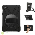 Port Designs Pro Shock 360 Rugged Protective and Rotative Folio for Samsung Galaxy Tab A9+ - Black - Image 2