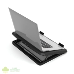 Port Ergonomic Notebook Cooler Pro, with Dual Fans and USB Ports - Image 5