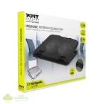 Port Ergonomic Notebook Cooler Pro, with Dual Fans and USB Ports - Image 6