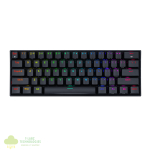 REDRAGON DRACONIC PRO Mechanical 61 Key|Bluetooth 5.0|RGB 9 Colour Modes|Rechargable Battery|Type-C Charging Cable Gaming Keyboard - Black - Image 2