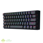 REDRAGON DRACONIC PRO Mechanical 61 Key|Bluetooth 5.0|RGB 9 Colour Modes|Rechargable Battery|Type-C Charging Cable Gaming Keyboard - Black - Image 3