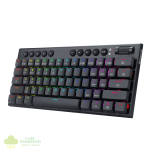 REDRAGON Horus Mini 61Key Red Switch RGB Low Profile Gaming Mechanical Keyboard - Black