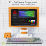 REDRAGON MECHANICAL AZURE Wireless Gaming Keyboard - Image 7