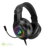 REDRAGON Over-Ear HYLAS Aux (Mic and Headset)|USB (Power Only)
RGB Gaming Headset - Black - Image 2