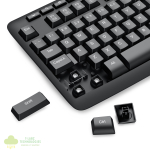 Redragon BK-7367 Full-size Ergonomic Wireless Membrane Office Keyboard - Black - Image 7