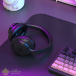 Redragon H610 VIBECORE ANC Bluetooth Wireless Over-ear Headphones - Black - Image 8