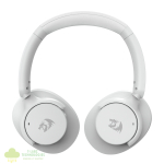 Redragon H610 VIBECORE ANC Bluetooth Wireless Over-ear Headphones – White - Image 6