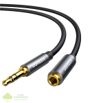 UGREEN AV118 3.5mm AUX Extension Cable 2m – Male to Female –(Black) - Image 2