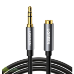UGREEN AV118 3.5mm AUX Extension Cable 2m – Male to Female –(Black)