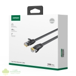 UGREEN NW102 Cat6 U/UTP Flat Ethernet Cable 8m - Black - Image 5