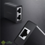 UGREEN RJ45 Splitter Adapter 2 Pack (Black) - Image 2