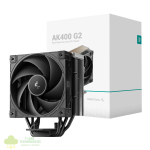 DeepCool AK400 G2 Dark 120mm CPU Air Cooler - Black