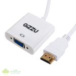 Gizzu 1080P HDMI to VGA Adapter with Audio