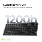 Keychron B1 Pro Ultra-Slim 75% Wireless Keyboard - Space Grey - Image 5