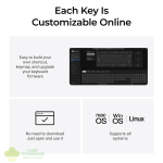 Keychron B1 Pro Ultra-Slim 75% Wireless Keyboard - Space Grey - Image 6