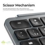 Keychron B1 Pro Ultra-Slim 75% Wireless Keyboard - Space Grey - Image 7