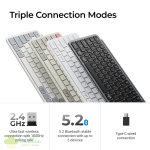 Keychron B1 Pro Ultra-Slim 75% Wireless Keyboard - Space Grey - Image 10