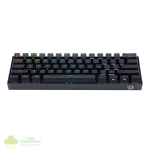 REDRAGON DRACONIC PRO Mechanical 61 Key|Bluetooth 5.0|RGB 9 Colour Modes|Rechargable Battery|Type-C Charging Cable Gaming Keyboard - Black