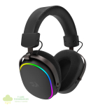Redragon FURY WRS Over-Ear Wireless Gaming Headset - Black - Image 2