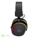 Redragon FURY WRS Over-Ear Wireless Gaming Headset - Black - Image 3
