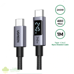 UGREEN 240W USB Type-C Cable with LED Display 1M - Image 2