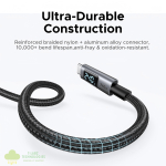 UGREEN 240W USB Type-C Cable with LED Display 1M - Image 5