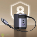 UGREEN Nexode 100W Charger with Retractable USB Type-C Cable - Image 3
