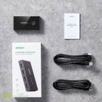 UGREEN USB 2.0 4-Port Switch Box, with 1.5m USB Cables - Image 5